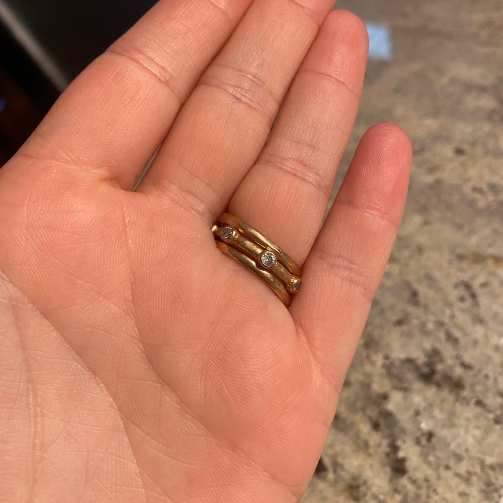 Kate Spade set of 3 stackable rings - Picture 8 of 8
